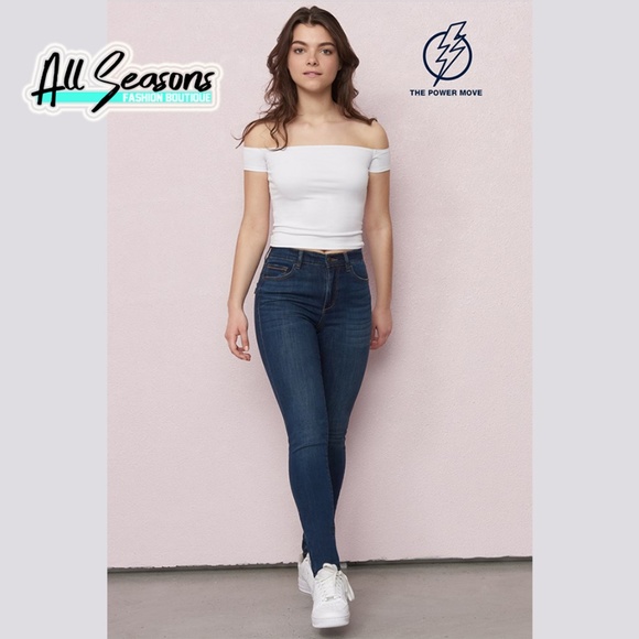 garage retro high waisted jeans
